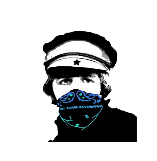 Ringo Starr Blue Bandana Man (SN)